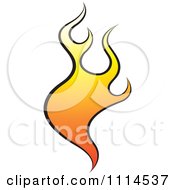 Poster, Art Print Of Orange Flames 2