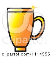 Clipart Golden Cup Royalty Free Vector Illustration