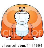 Clipart Buff Tiger Royalty Free Vector Illustration
