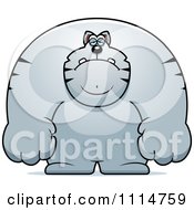 Poster, Art Print Of Depressed Buff Gray Cat