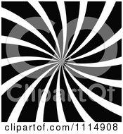 Poster, Art Print Of Black And White Swirl Background 3