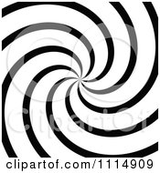 Poster, Art Print Of Black And White Swirl Background 4