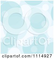 Poster, Art Print Of Seamless Blue Bubble Or Circle Background Pattern