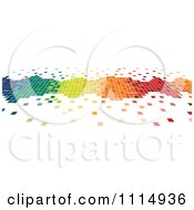 Poster, Art Print Of Colorful Pixels Forming A Border