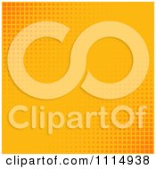 Clipart Orange Dot Grain Background 2 Royalty Free Vector Illustration