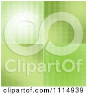 Clipart Green Dot Grain Backgrounds Royalty Free Vector Illustration