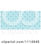 Clipart Seamless Blue Circle Background Pattern Royalty Free Vector Illustration by dero