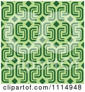 Poster, Art Print Of Seamless Green Background Pattern