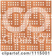 Background Of Bricks With Dots
