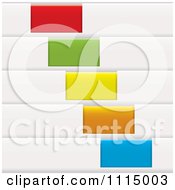 Poster, Art Print Of White Sales Tags With Colorful Slots
