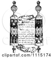 Poster, Art Print Of Vintage Black And White Scripture Verse 2