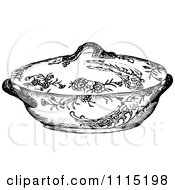 Clipart Vintage Black And White Tureen Royalty Free Vector Illustration by Prawny Vintage