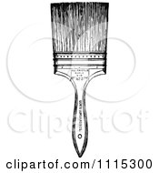 Clipart Vintage Black And White Paint Brush 2 Royalty Free Vector Illustration by Prawny Vintage #COLLC1115300-0178