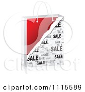 Clipart 3d Sales Shopping Bag Royalty Free Vector Illustration