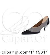 Poster, Art Print Of Outlined And Black Heels
