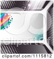 Poster, Art Print Of Film Frame Background With Light 4