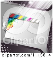 Poster, Art Print Of Film Frame Background With Light 2