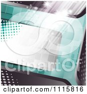 Poster, Art Print Of Film Frame Background With Tiles And Light