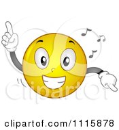 Poster, Art Print Of Happy Smiley Dancing To Music