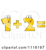 Poster, Art Print Of Happy Numbers One Plus Two Equals