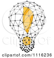 Poster, Art Print Of Exclamation Point Light Bulb 3