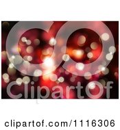 Clipart Red Sparkly Christmas Background Royalty Free CGI Illustration
