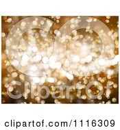 Clipart Golden Sparkly Christmas Background Royalty Free CGI Illustration