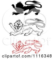 Poster, Art Print Of Heraldic Lions