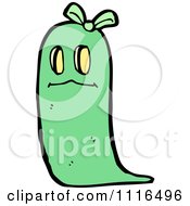 Clipart Green Halloween Spook Ghost 10 Royalty Free Vector Illustration
