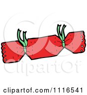 Poster, Art Print Of Red Christmas Cracker 6