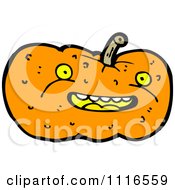 Clipart Halloween Jackolantern Pumpkin 2 Royalty Free Vector Illustration by lineartestpilot