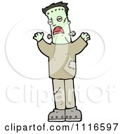 Clipart Menacing Frankenstein Royalty Free Vector Illustration
