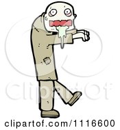 Clipart Drooling Zombie 1 Royalty Free Vector Illustration