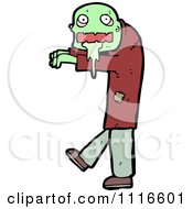 Clipart Drooling Zombie 2 Royalty Free Vector Illustration