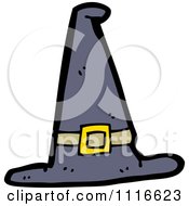 Clipart Pointy Halloween Witch Hat 2 Royalty Free Vector Illustration