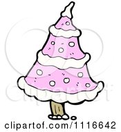 Poster, Art Print Of Pink Christmas Tree 2