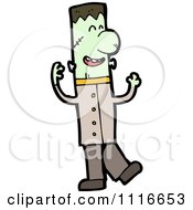 Clipart Happy Frankenstein Royalty Free Vector Illustration by lineartestpilot