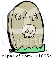 Clipart RIP Gravestone Royalty Free Vector Illustration by lineartestpilot