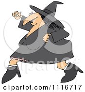 Poster, Art Print Of Halloween Witch Running