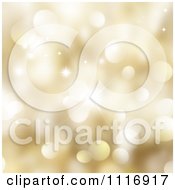 Poster, Art Print Of Gold Sparkle Bokeh Light Christmas Background