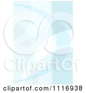 Poster, Art Print Of Abstract Blue Background With Curves