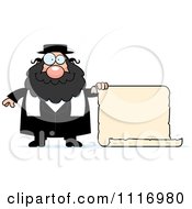 Poster, Art Print Of Rabbi With A Sign