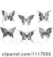 Poster, Art Print Of Black And White Butterflies