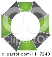 Poster, Art Print Of Green And Black Green Sustainable Energy Icon 2