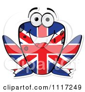 Poster, Art Print Of British Flag Frog