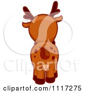 Poster, Art Print Of Rear View Of A Cute Deer