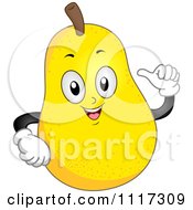 Poster, Art Print Of Happy Pear Gesturing At Himself