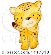 Cute Walking Cheetah