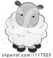 Poster, Art Print Of Cute Fluffy Sheep