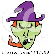 Poster, Art Print Of Halloween Witch With An Angry Expression